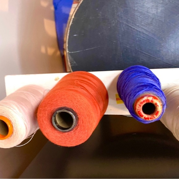 Vintage Large Spools of Thread, Set of 6 - Picture 6 of 13